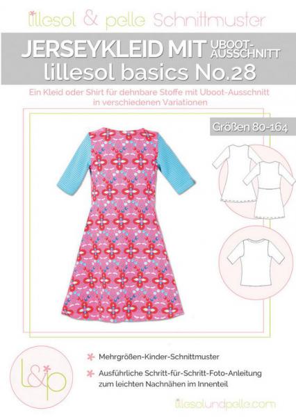 Papierschnittmuster - Jerseykleid No. 28 - Kinder- Lillesol & Pelle